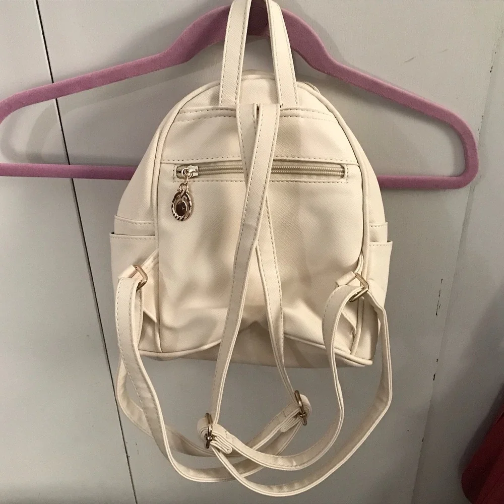 Ihayner‎ Small Ivory Bow knot Backpack Purse Bag